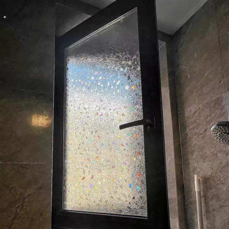 玻璃贴磨砂窗贴透光不透人卫生间浴室防窥透遮光膜静电隔热膜