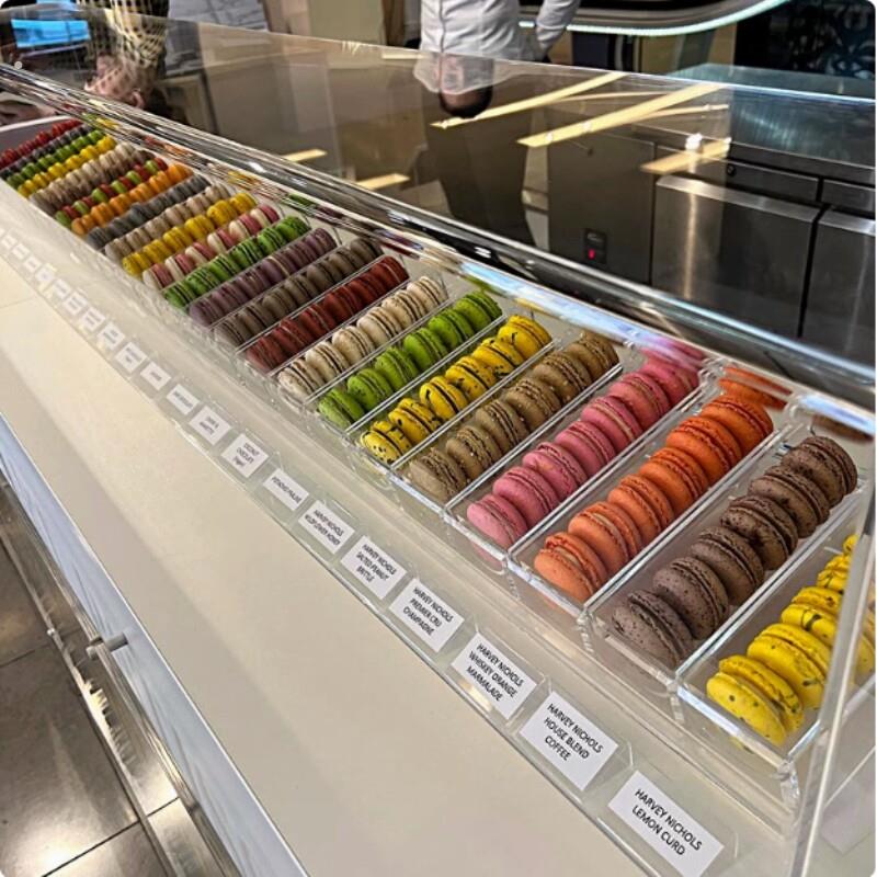 亚克力马卡龙展示盒甜品盒酒店专用糖果瓶干糕点展示盒蛋糕透明盒
