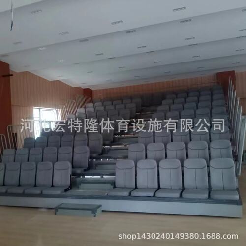 厂家 移动等候排椅 电动伸缩看台椅 体育场馆伸缩看台椅 折叠座椅