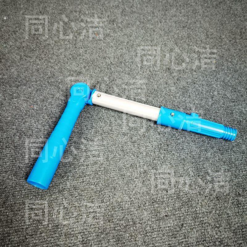 厨房一杆转弯高层专业擦玻璃刮水器卫生可拐弯伸缩杆擦窗转角刮板图片