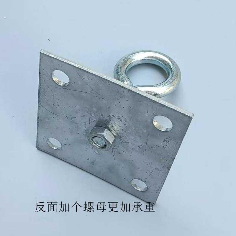 可拆分风扇吊扇钩加厚加粗加长镀锌铁钩实心吊钩强力承重灯饰挂钩