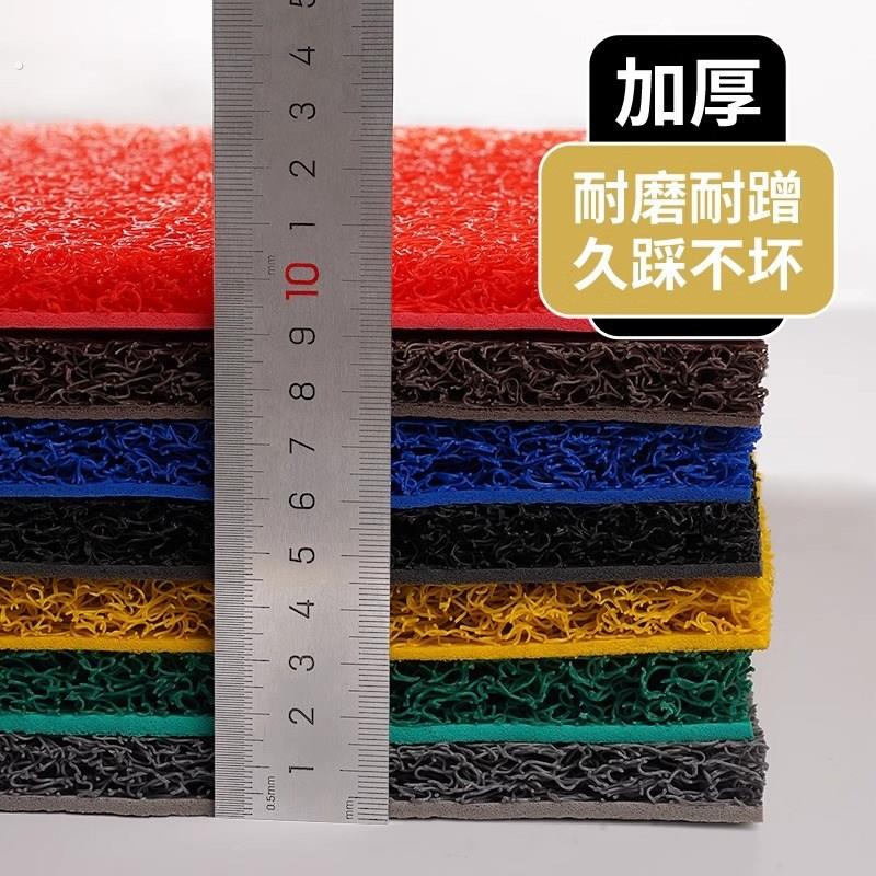 红地毯塑料丝圈地垫防滑防水楼梯加厚剪裁脚垫室外门垫迎宾垫.