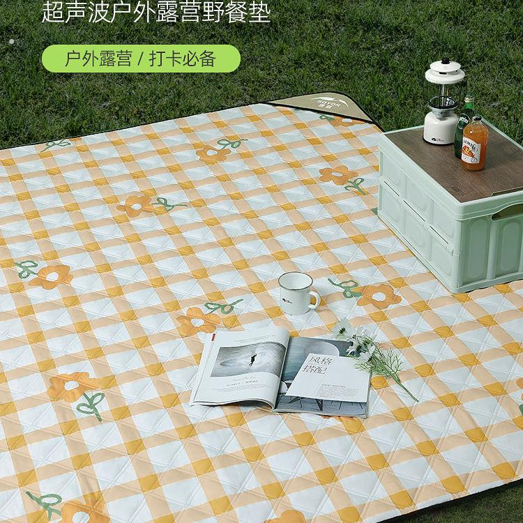 野餐垫防潮垫加宽加大厚户外露营垫帐篷地垫沙滩垫子可携式野炊防