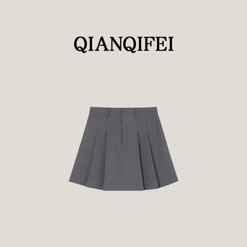 9-17F 【常青藤半裙】新款韩系辣妹短裙百褶半身裙 Q-1146