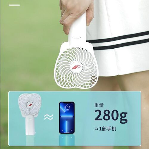 新款共田F99手持芭蕉小风扇USB充电学生折叠随身便携式迷你小礼物