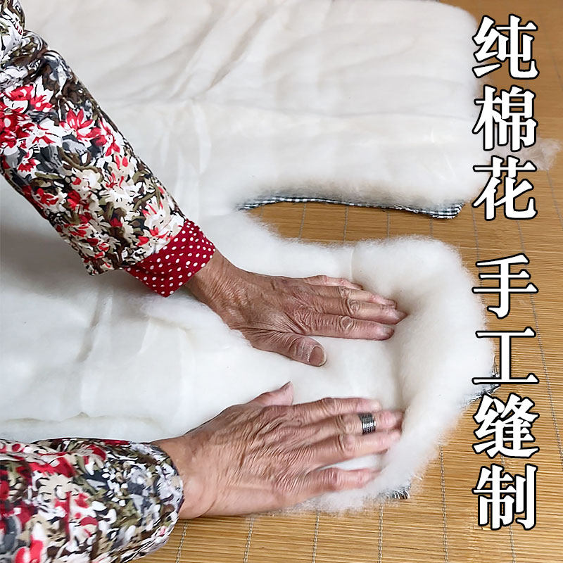 老人棉花棉裤手工可拆卸宽松直筒高腰加厚棉花裤爷爷冬装防寒裤子