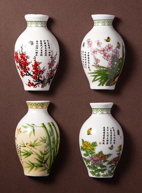 青花瓷冰箱贴饰品 中国风创意家居装饰送外国友人礼品