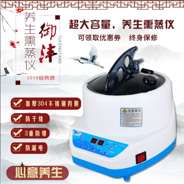 心意 今全新4升超大容量 熏蒸机家用蒸汽机桑拿箱汗蒸药材熏蒸仪