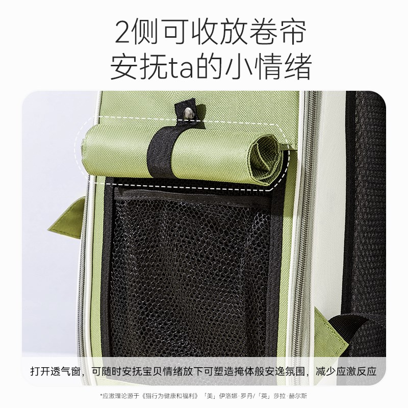 猫包外出可携式猫咪宠物双肩背包大容量小狗狗冬天外出包洗澡神器