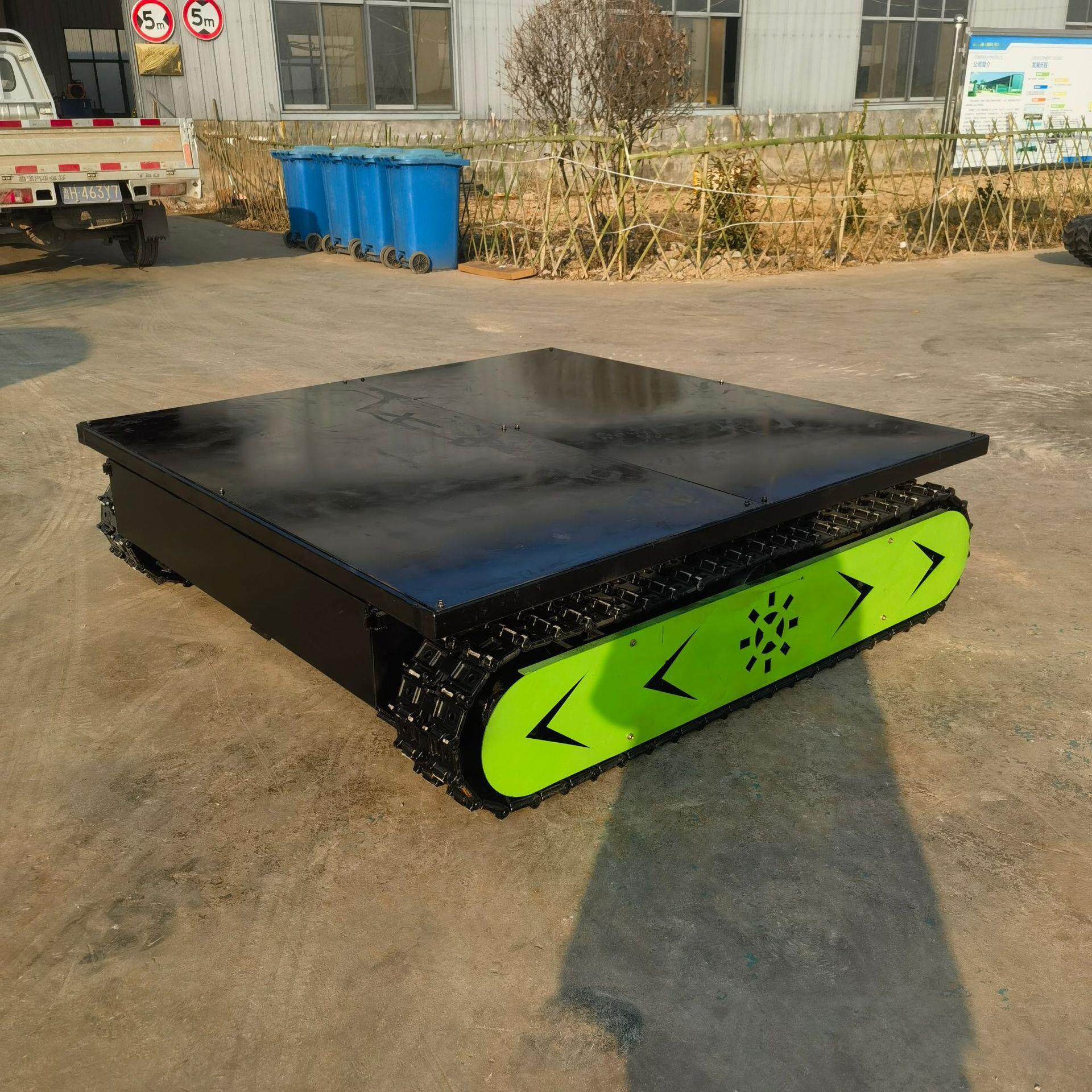 小型钢制履带遥控底盘 全地形链轨底盘总成 高校研发迷你底盘