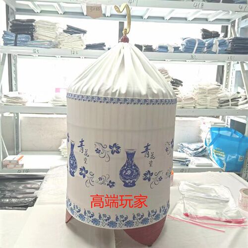 鸟笼新款上市罩衣笼布广笼画眉笼衣牡丹杜鹃花图案笼布双层送夹子