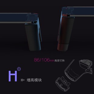 CXNO电脑显示器垫高增高架升降笔记本支架USB充电拓展桌面收纳盒
