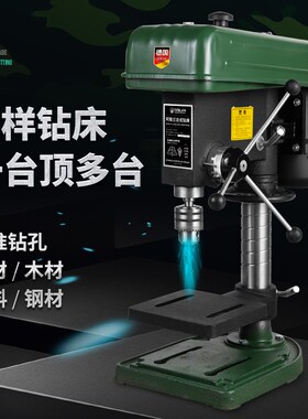 阿斯兰工业台钻工作平台220V小型台式钻床大功率多功能金属钻孔机