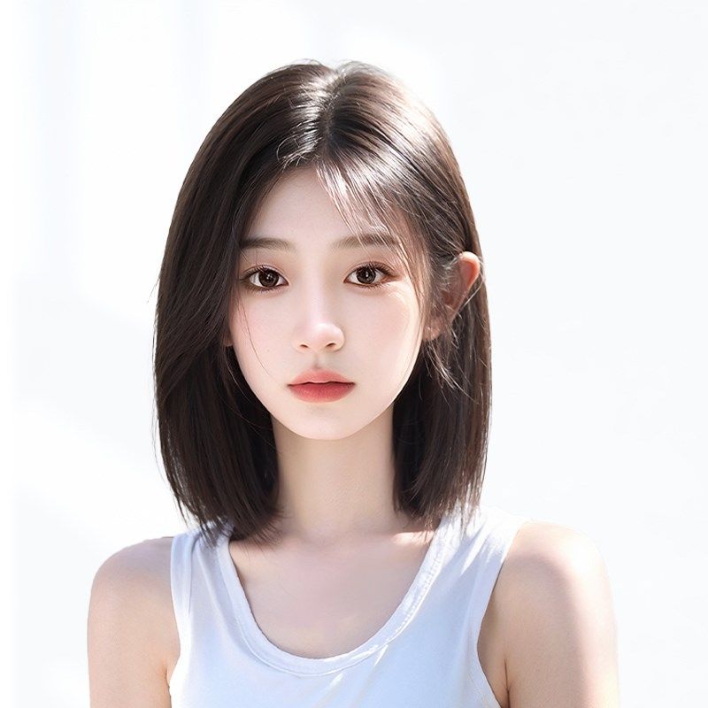 假发女片头顶补发蓬松真发遮白发自然前额高颅顶无痕增发量假刘海