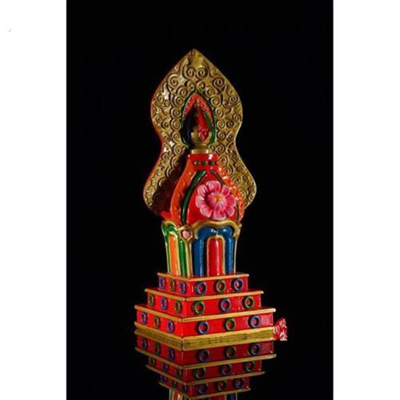 上师本尊空行总集朵玛 树脂 彩绘藏传密宗供品 密宗供品