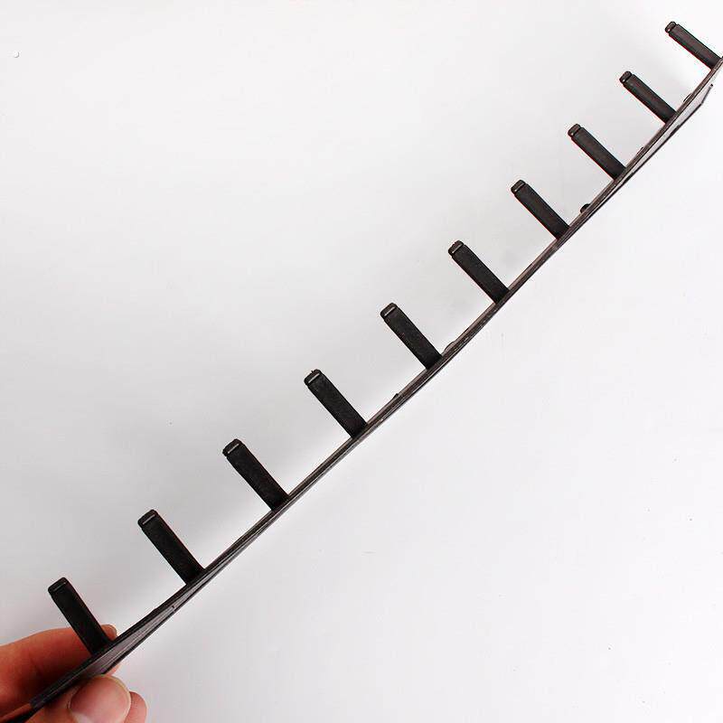 装订夹条黑色塑料十孔夹条压条10孔装订条100支50支