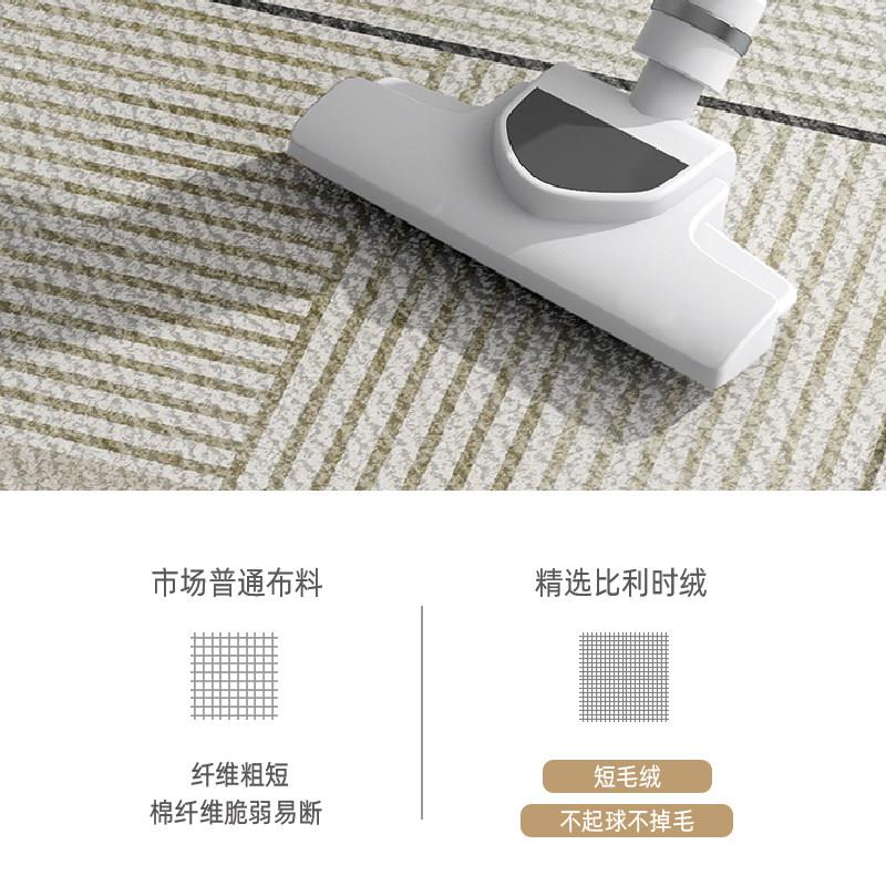 地毯客厅轻奢沙发茶几毯高级比利时绒卧室进门地垫网红极简风房间