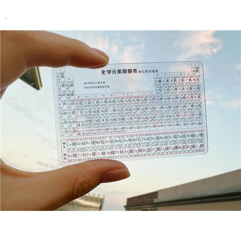 元素周期表卡片挂图高中初中化学知识点大全数学物理化学公式卡片