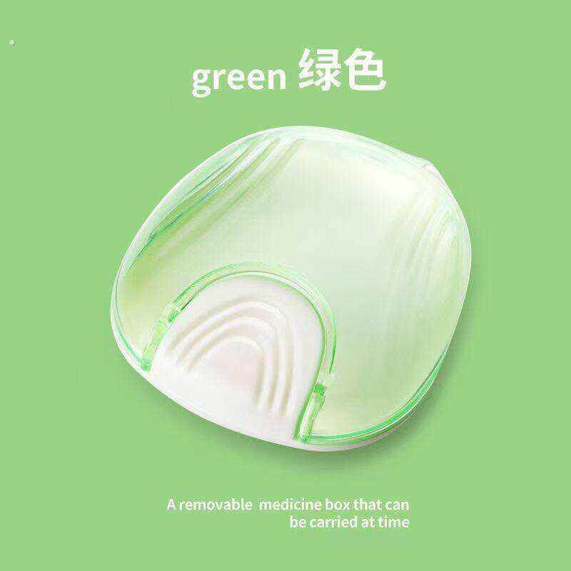 正畸按压式牙套盒保持器盒子收纳盒储牙盒携带假牙盒可爱女孩便携