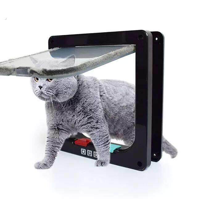 爆款猫门狗门 可控制出入方向宠物门 四种模式锁定 新款宠物用品