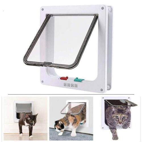 猫门洞宠物自由出入门洞狗狗猫咪装木门纱窗玻璃门双向进出窗户洞
