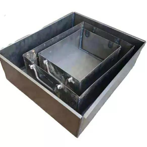 无盖铁皮箱工具箱铁槽铁盒周转箱铁皮箱长方形铁盒子长方形烧纸桶