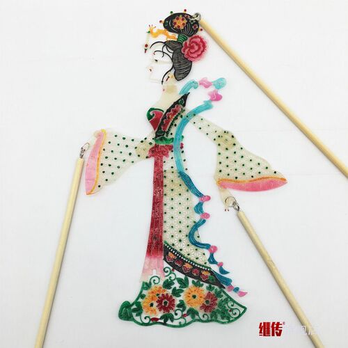 陕西皮影 操作杆动感皮影 专业演出级皮影 diy 皮影小剧场