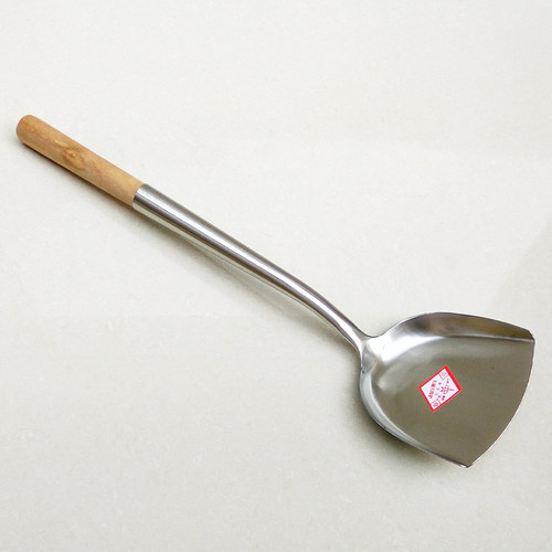 铲子勺子炒菜锅铲勺子木柄不锈钢加长款式家用酒店用新款