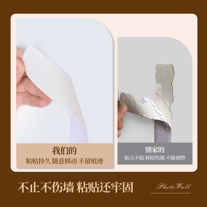 照片墙毛毡板展示墙毛毡墙贴墙面装饰创意奶油风拍立得文化墙高级