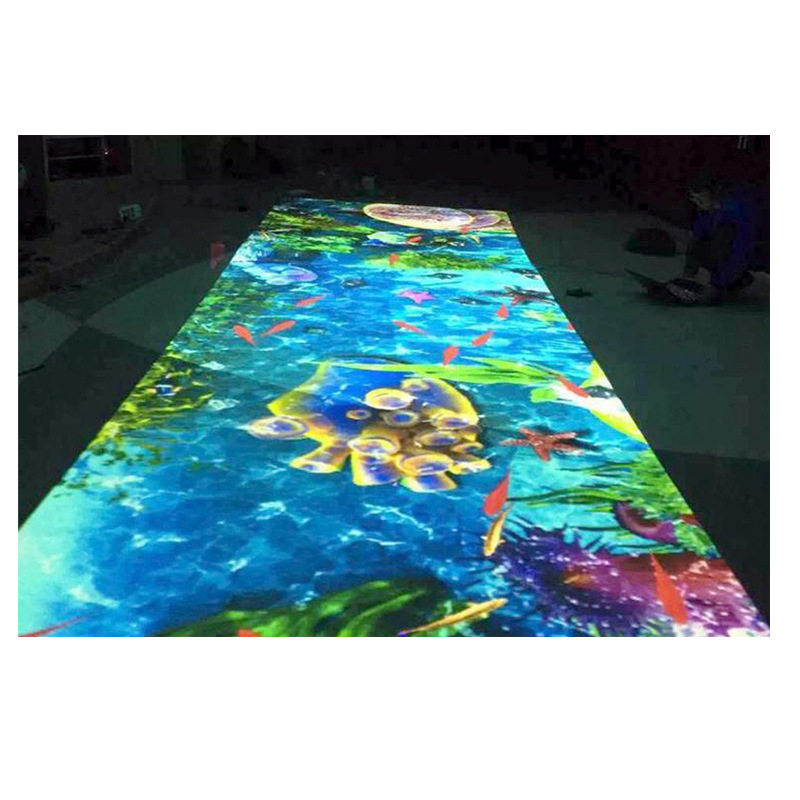 沉浸式全息3D投影展厅饭厅地面设备剧本杀互动投影墙面酒店展厅