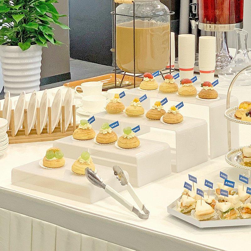 酒店自助餐甜品台摆件展示架下午茶蛋糕摆盘点心架子冷餐茶歇摆台