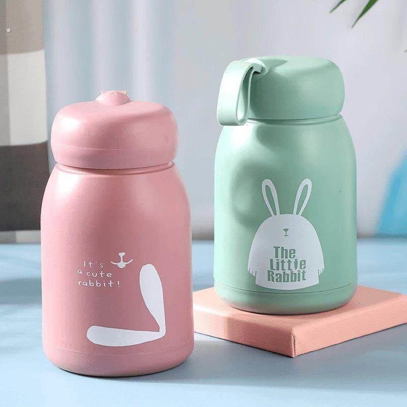 萌兔杯可爱创意玻璃杯家用女生办公室水杯茶杯可携式小巧防摔女士