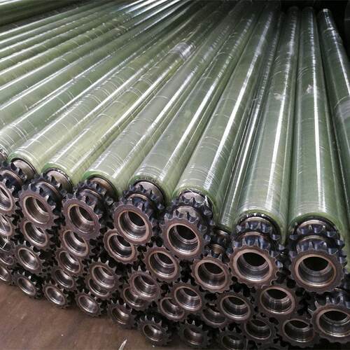 印刷璃陶瓷驱JL-59机械设备输玻送辊轮PU动胶辊配静件音耐磨