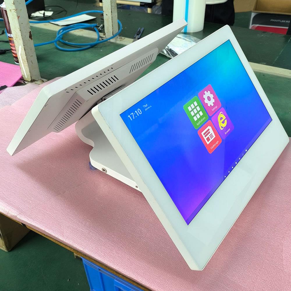 台1.6寸屏ZKM-CN15触控访客机配备读卡器5模块和内置目摄像式双头