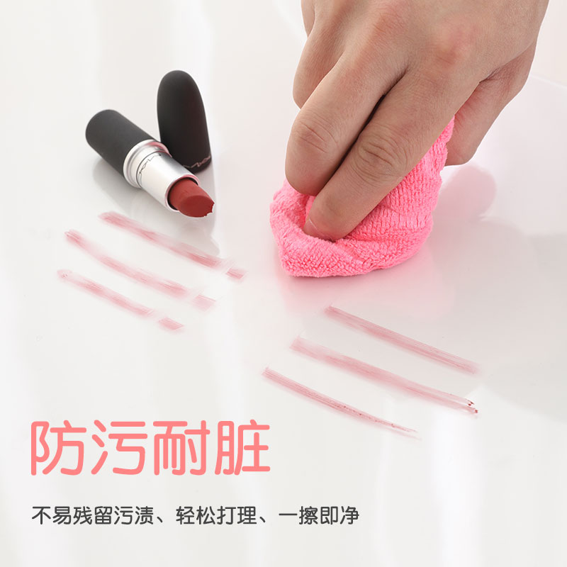 化妆台桌布垫梳妆台桌布化妆桌布垫美甲桌面垫布网红pvc透明桌垫图片