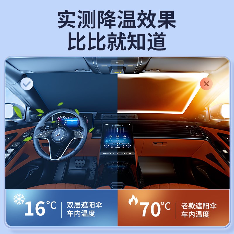 奥迪遮阳伞汽车Q2L/A4L/A6/A5/Q3/Q5L专用防晒隔热前挡玻璃遮阳帘
