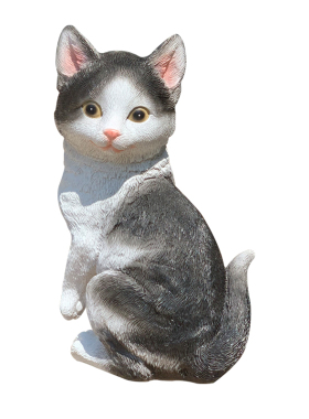 花园摆件卡通动物可爱小猫户外园林景观雕塑别墅庭院幼儿园装饰品