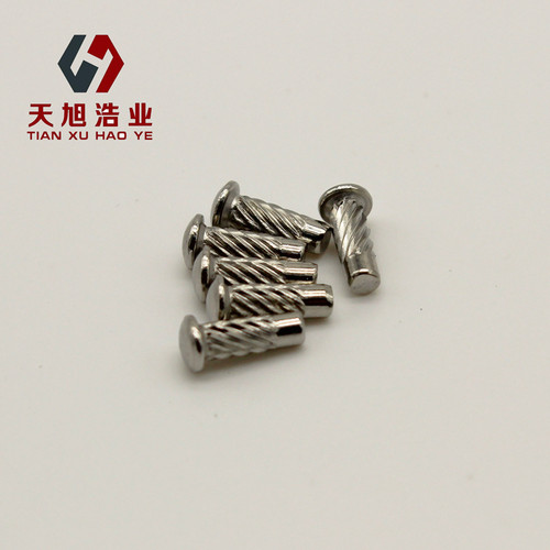 304不锈钢斜纹标牌铆钉 滚花斜纹半圆头铆钉 实心铆钉M2/M2.5包邮