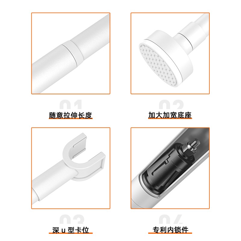 防盗阻门器家用女生重型顶门杆酒店门锁伸缩撑杆内反锁