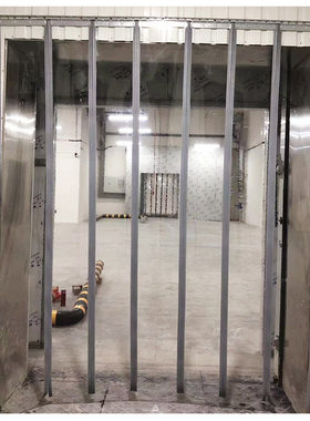 磁吸自吸冷库冻库专用PVC透明塑料软门帘 冷藏车间耐低温防冻门帘