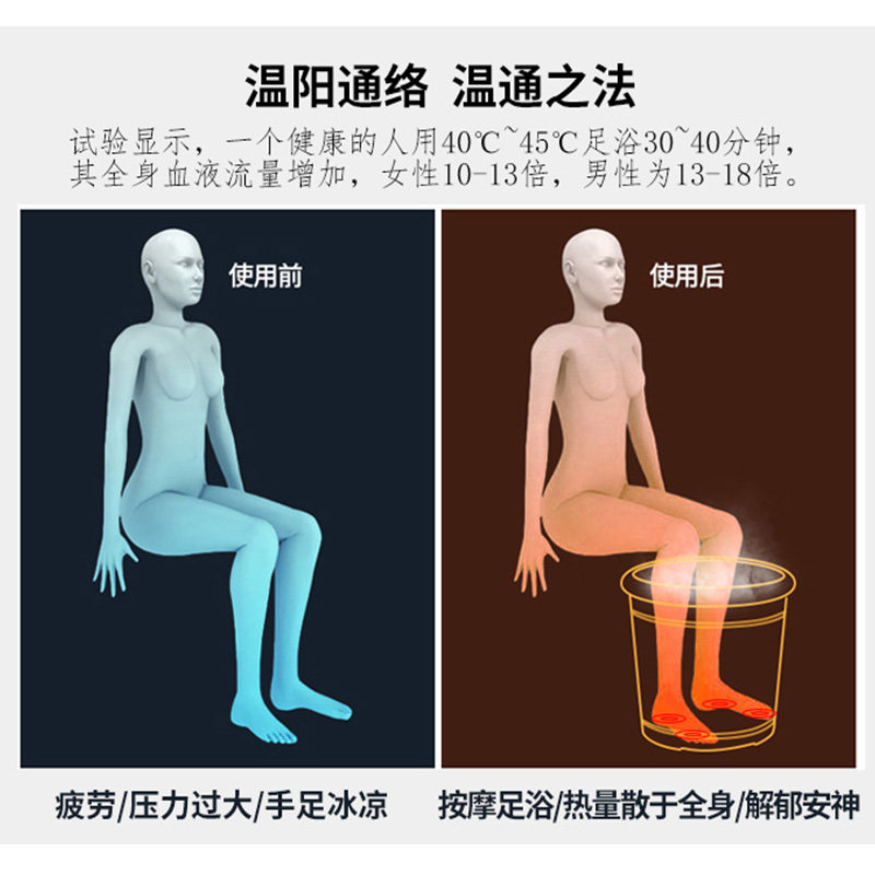 手提按摩泡脚桶木桶泡脚桶木质洗脚桶洗脚盆实木泡脚盆养生足浴桶