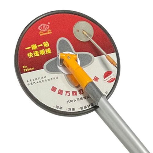 圆盘打磨自粘砂纸架圆形砂纸加长万向伸缩杆墙顶吊顶墙面打磨抛光