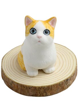 小猫咪陶瓷摆件创意装饰品可爱加菲猫公仔办公室桌面工位摆设礼物