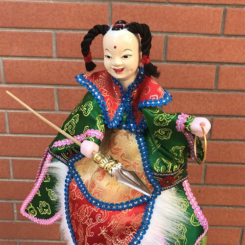掌上玩偶红孩儿 儿童布袋木偶 漳州木偶幼儿园孩子表演