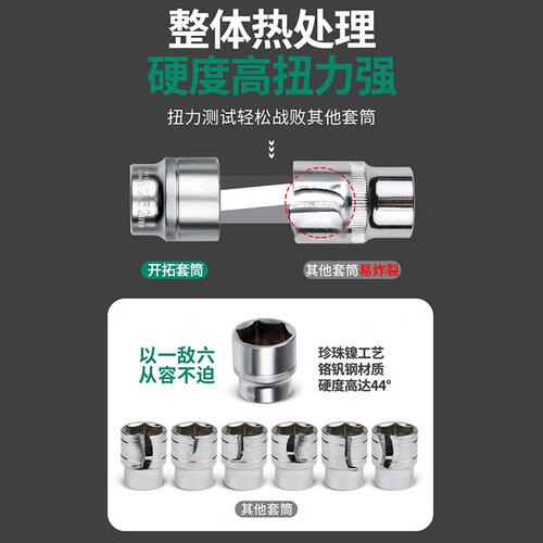 直销汽修修车工具套装套筒棘轮扳手组合小中飞46件套汽车快速32工