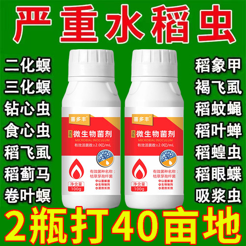 水稻专用高效杀虫剂治稻纵卷叶螟