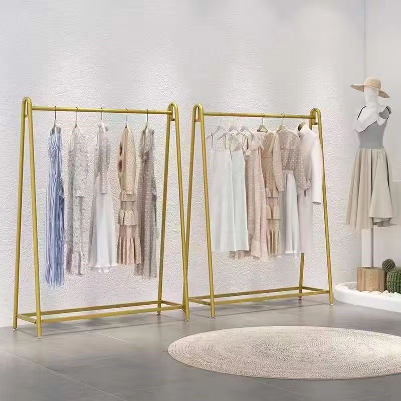 服装店落地展示架中岛侧挂衣服架子陈列组合男女装货架室内挂衣架