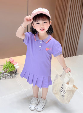 3岁女童连衣裙1夏季儿童夏装2短袖4时髦洋气碎花5公主裙6小女孩裙