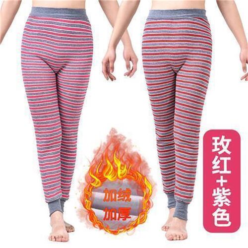 女士保暖裤加绒秋裤加厚棉毛裤高弹内穿打底裤热能裤单件绒裤棉奶