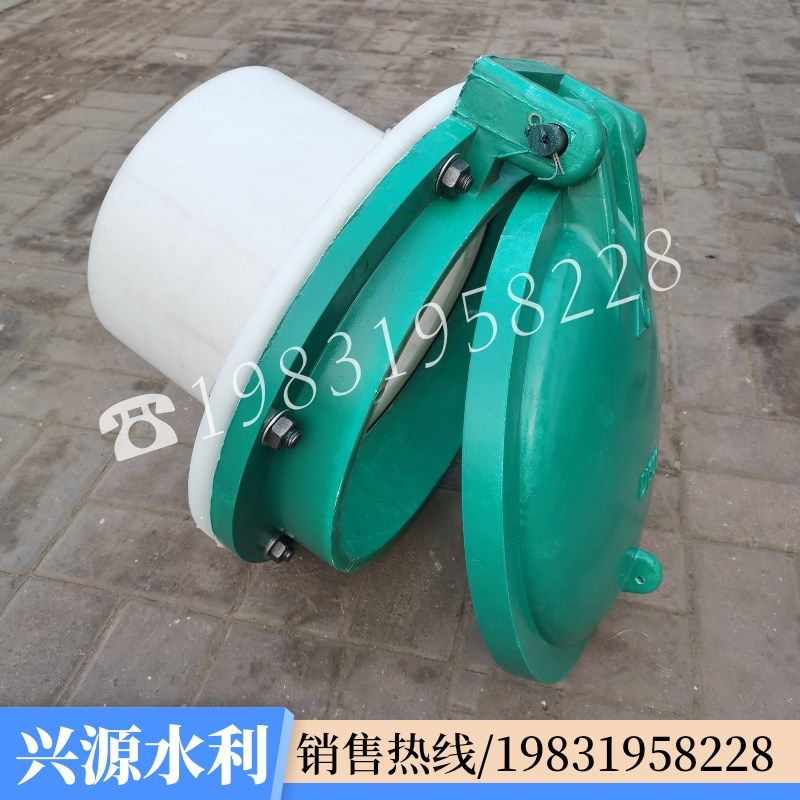 400 300波纹水管排水阀 雨水井止回阀500PE管PVC管出水口自动关闭